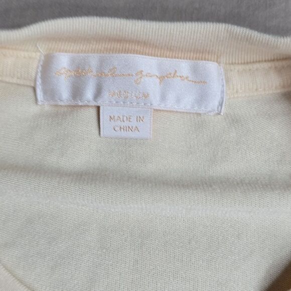 657 NWT Spiritual Gangster Seek Balance Relaxed Savasana Sweater Winter White - Picture 4 of 9